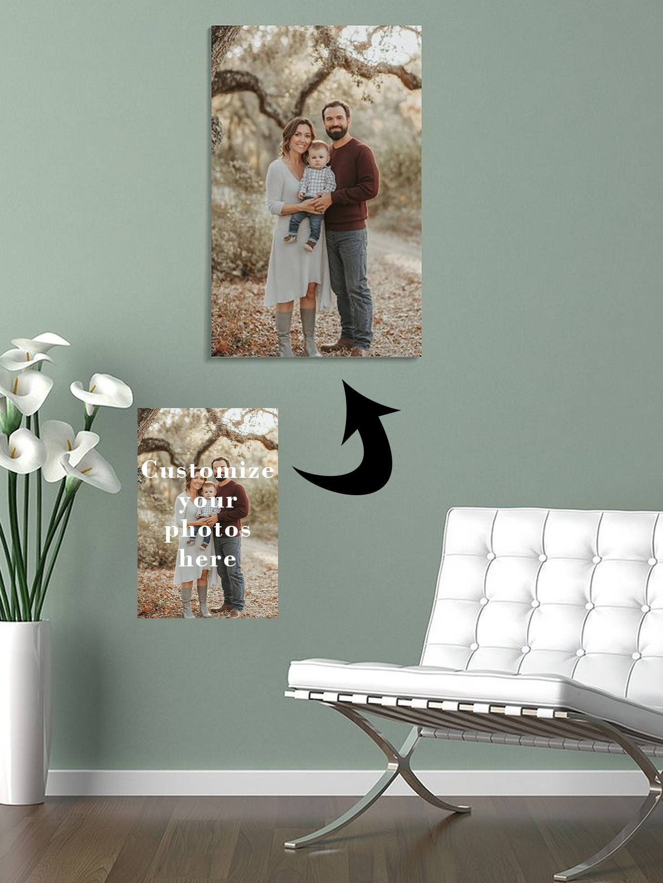 Your Home Textiles - Personalisierte Leinwandbilder (nur Bilder ohne Rahmen)