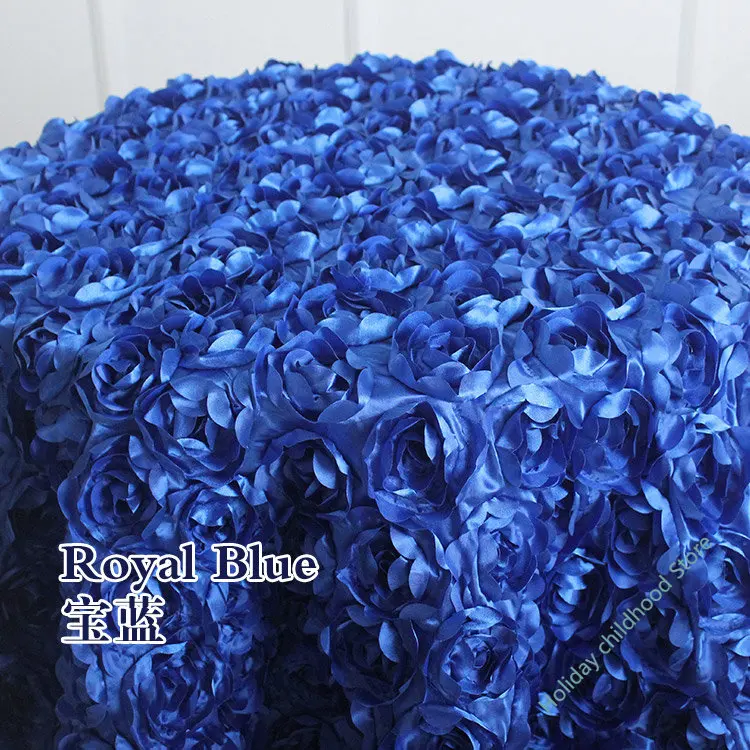 Home Textiles News - 3D Rosenblüten-Tischdecke Teppich für Hochzeit Party