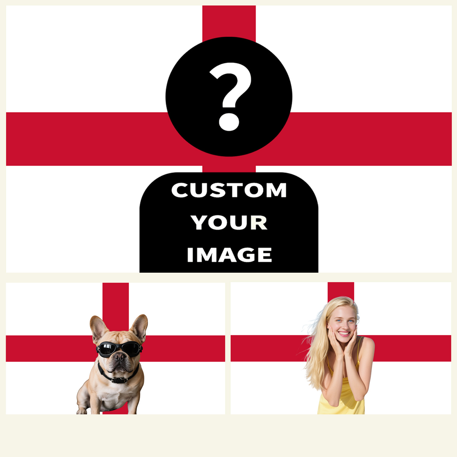 Home Textiles And Decor - 1 Stück 2D FLAT Personalisierter England-Wandteppich
