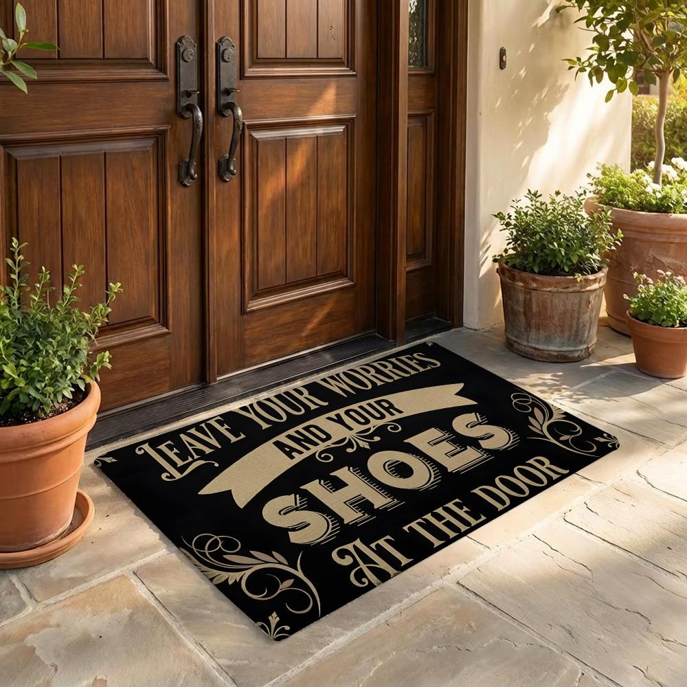 Your Home Textiles - Lustige Fußmatten „Bitte ziehen Sie Ihre