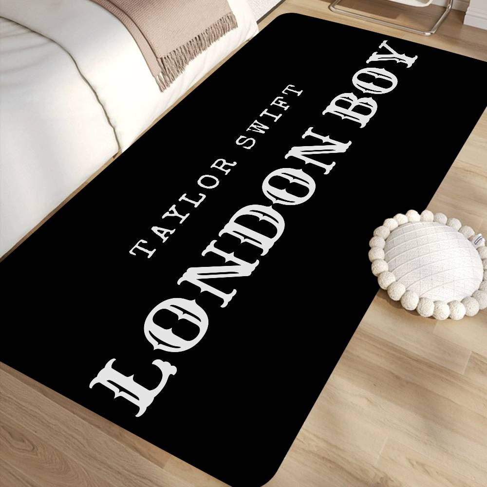 Home Textiles London - Klassische B-Boy L-London Logo-Bodenmatte, rechteckig, rutschfest,