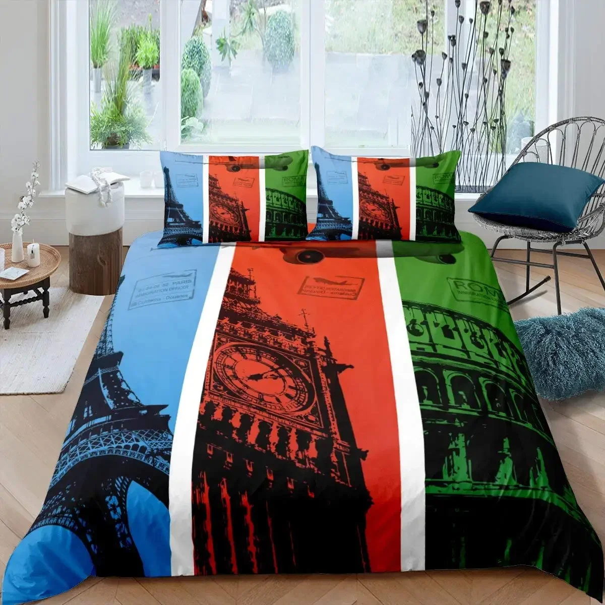 Home Textiles London - London Telefonzelle, bequeme Bettdecke, Bettbezug, Kissenbezug,