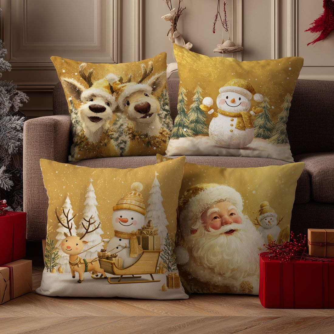 Festliche Weihnachtskissenbezü – Home Textiles News Bewertung und Preis