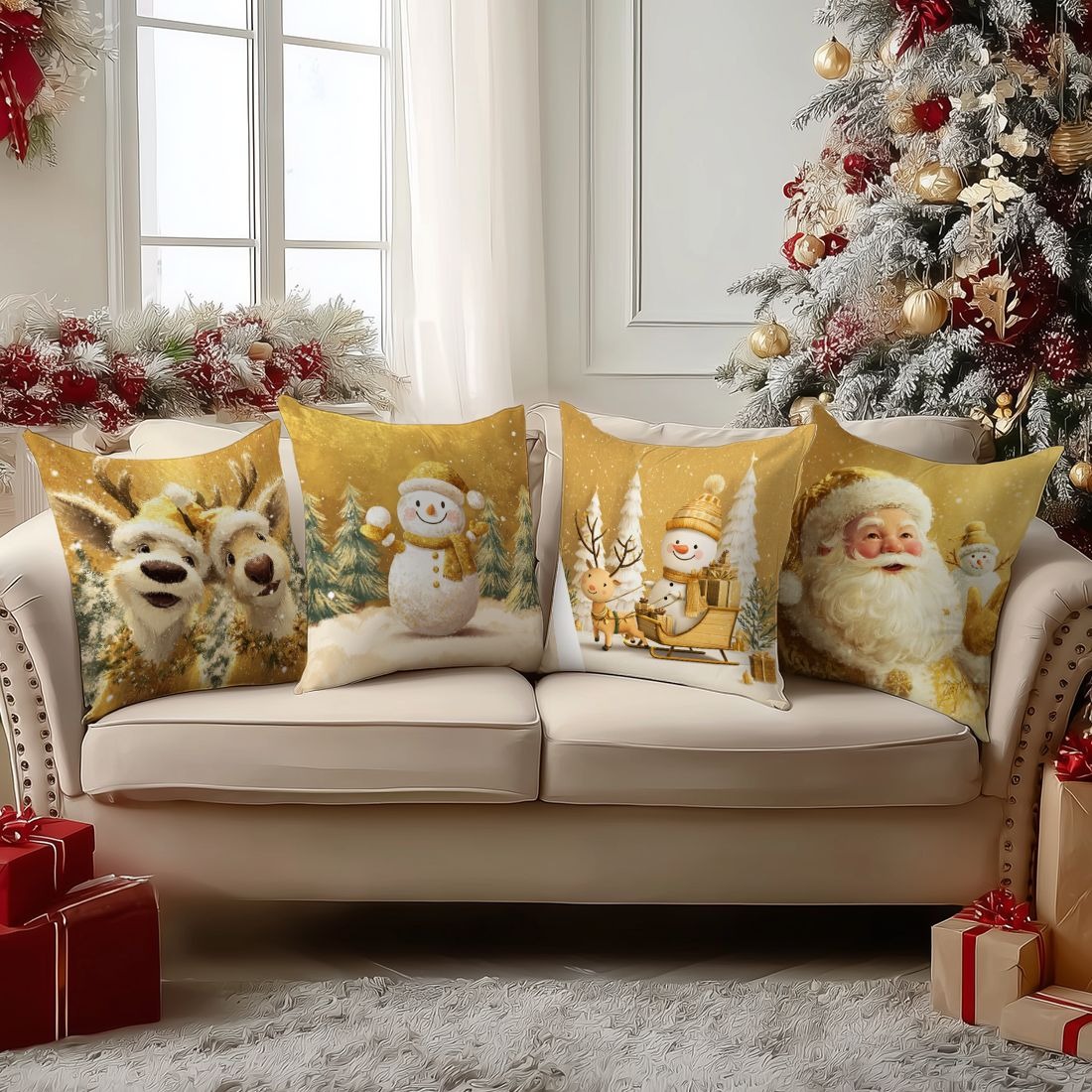 Festliche Weihnachtskissenbezü – Home Textiles News Bewertung und Preis