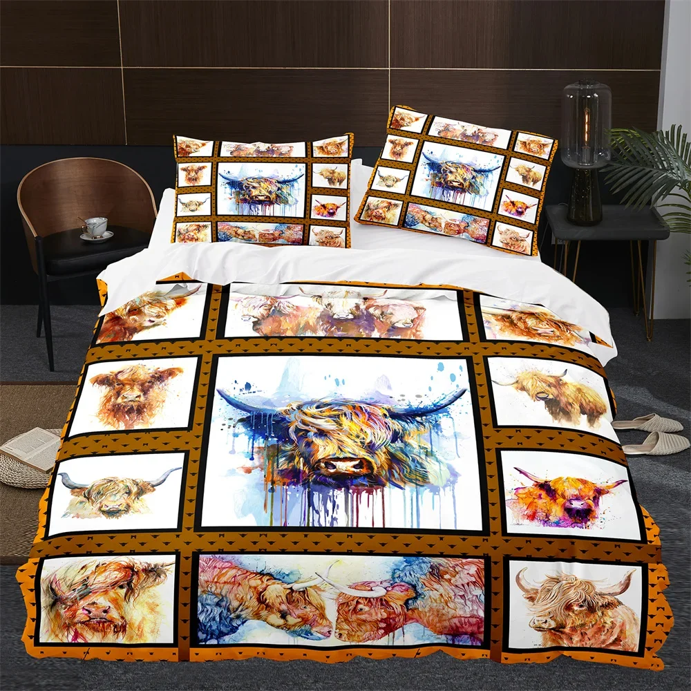 Highland Kuh Rinder Bauernhaus – Highland Home Textiles Bewertung und Preis