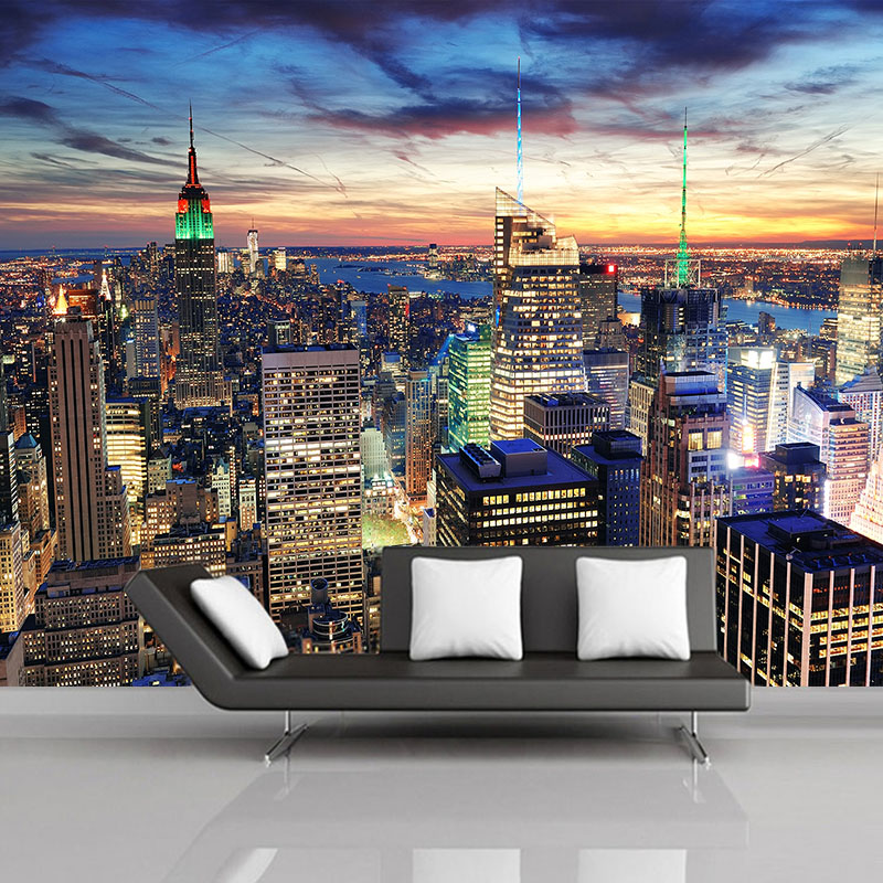 Custom Foto 3D Wandbild Tapete – Home Textiles City Bewertung und Preis
