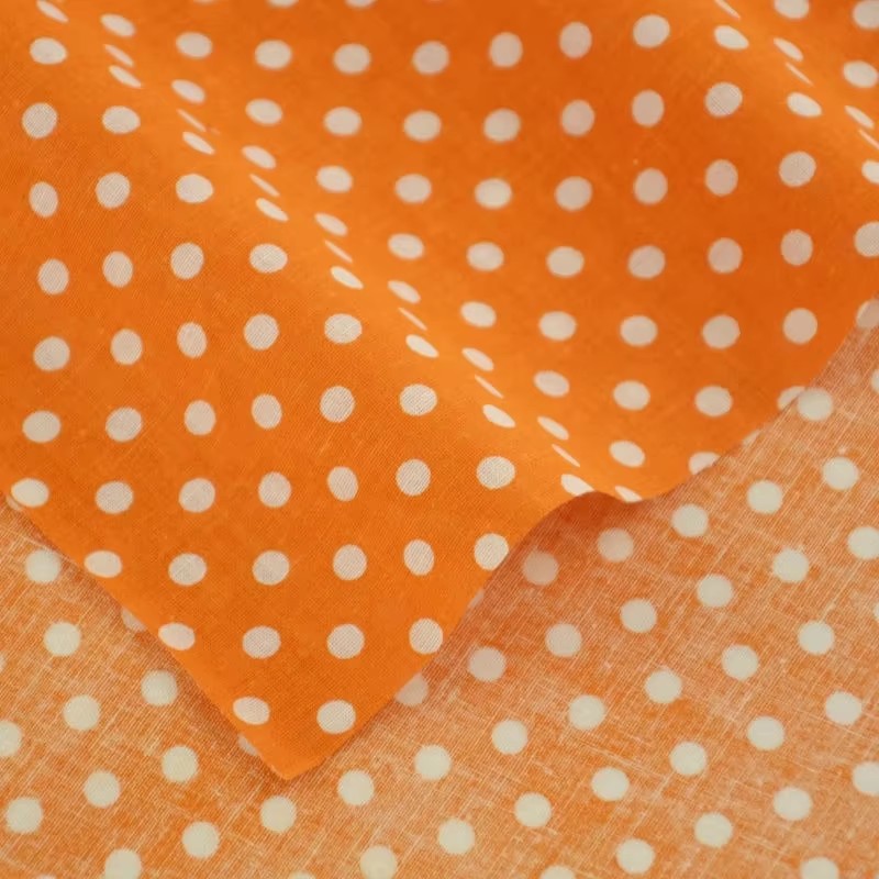 50X150CM Weiß Orange Polka Dot – Home Textiles And Decor Bewertung und Preis