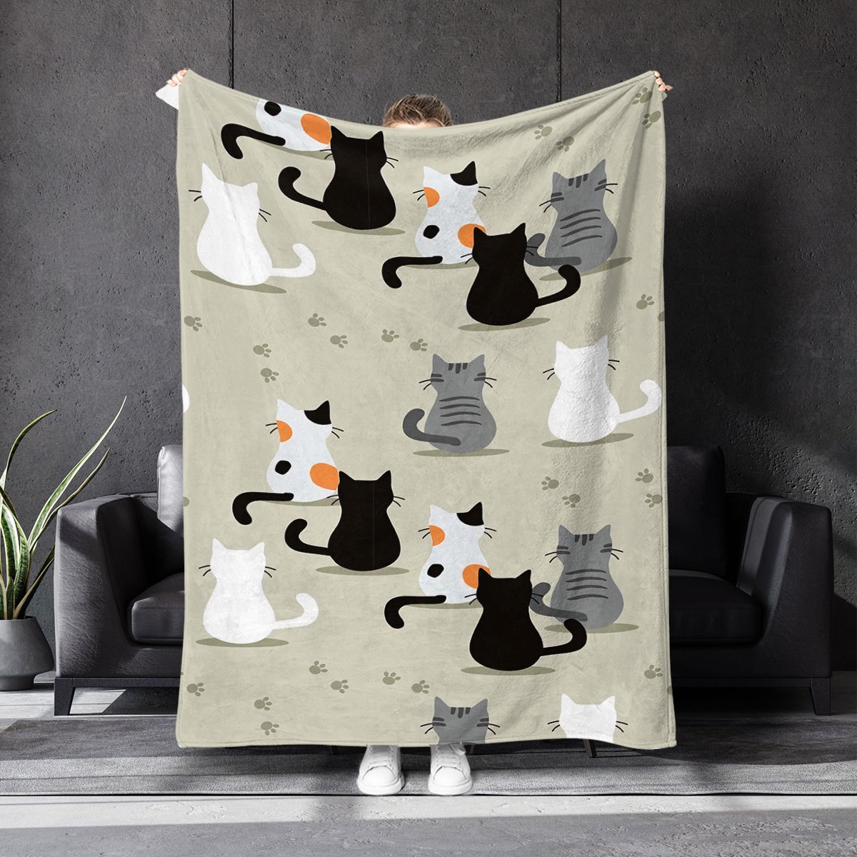 Decke mit Katzenmuster, perfek – Your Home Textiles Bewertung und Preis