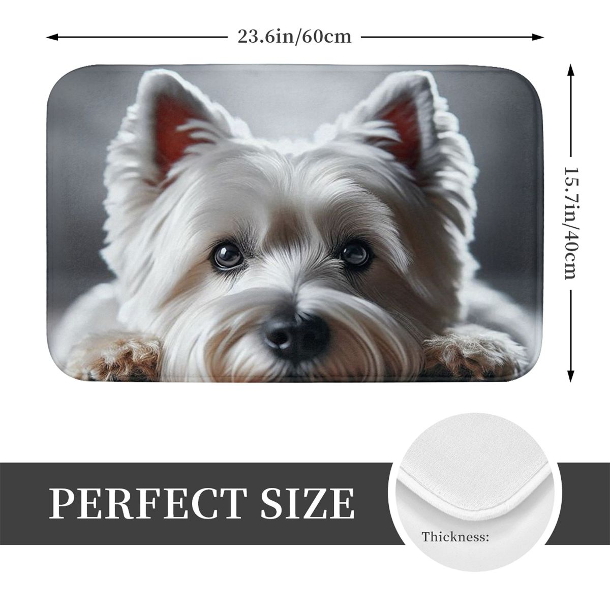 Niedlicher West Highland White – Highland Home Textiles Bewertung und Preis