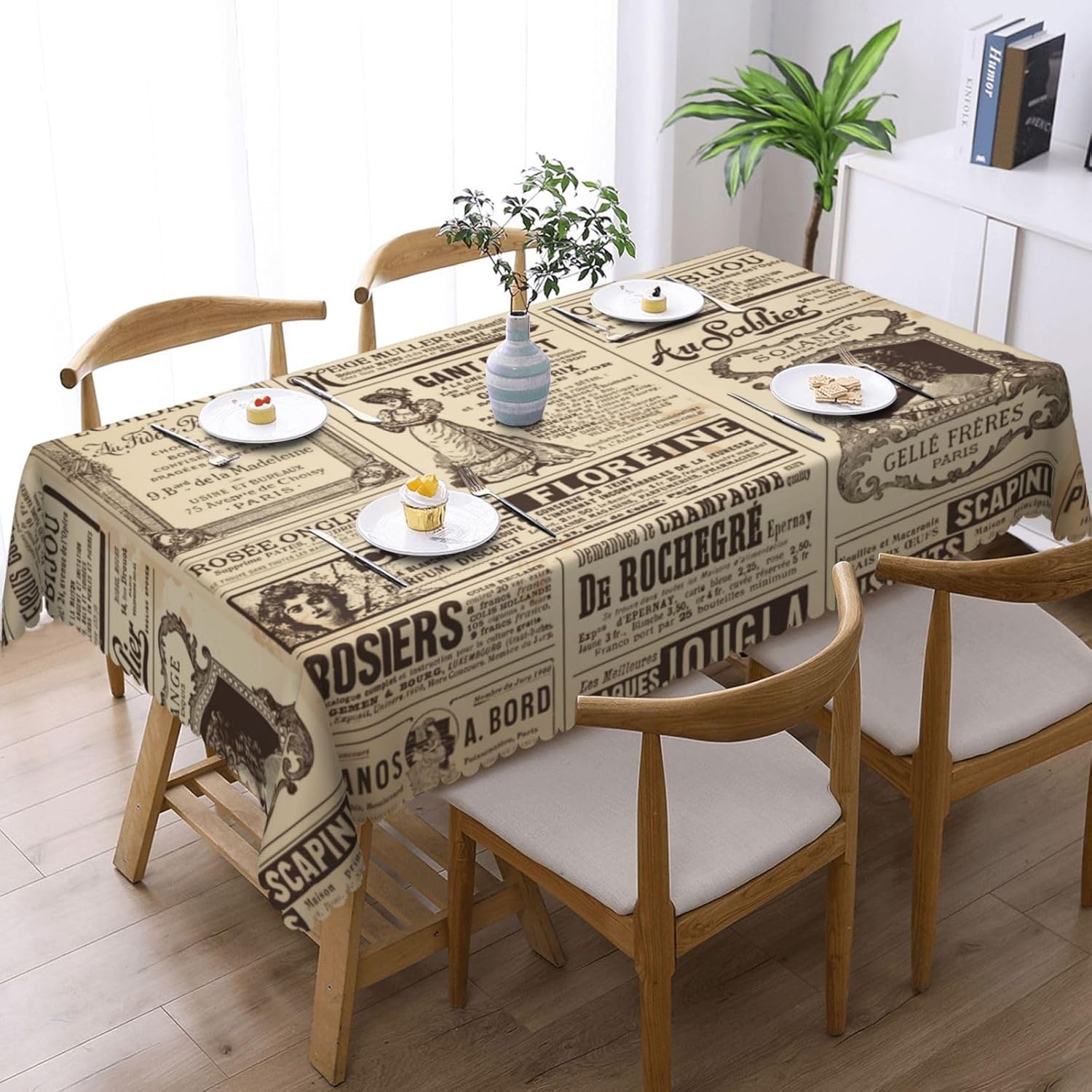 Vintage-Tischdecke mit Pariser – Home Textiles News Bewertung und Preis