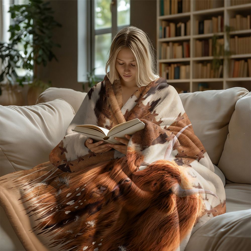 Highland Cattle Digitaldruck-F – Highland Home Textiles Bewertung und Preis