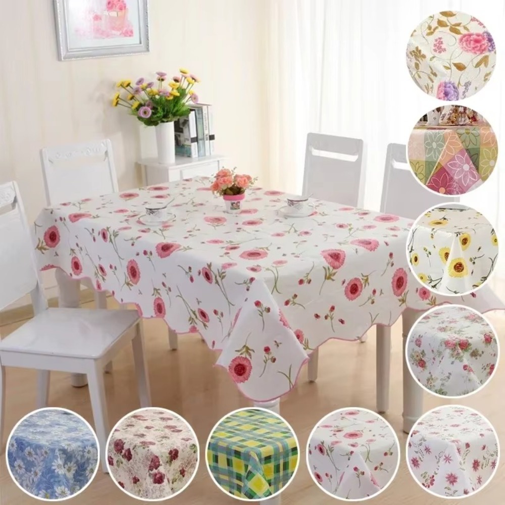 Wasserdichte PVC-Tischdecke fü – Home Textiles News Bewertung und Preis