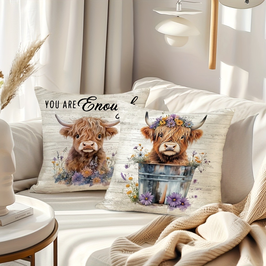 Kissenbezug aus kurzem Plüschm – Highland Home Textiles Bewertung und Preis