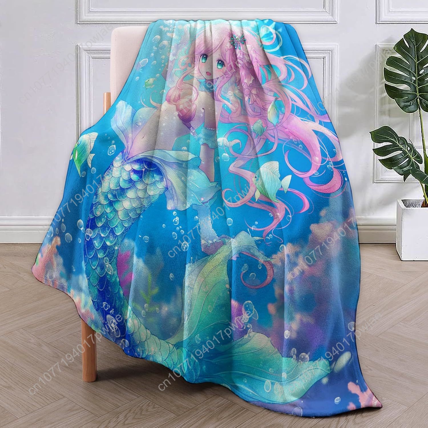 Niedliche Meerjungfrau-Decke,  – Home Textiles And Decor Bewertung und Preis